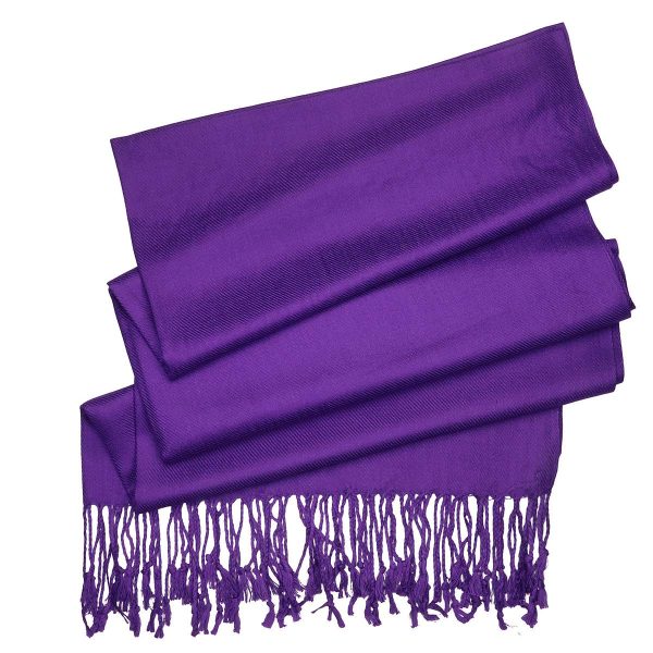 Women's Soft Solid Color Pashmina Shawl Wrap Scarf Wedding Favors Bride Bridesmaid Gifts Evening Dress