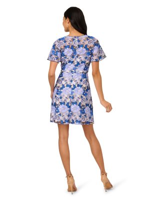Women's Floral Embroidery Short Dress