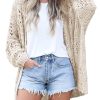 Lightweight Summer Cardigan for Women Spring Netted Crochet Cardigans Sweaters