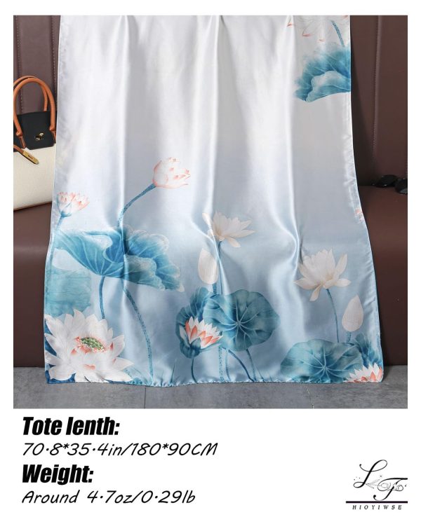 71upRRAJv6L.jpg Shawl Scarf For Women Lightweight Scarves Floral Pattern Formal Evening Dressesformal Shawl Summer Wraps