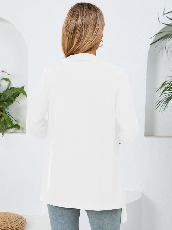 Women's Lightweight Open Front Cardigans Casual Soft Drape Spring Summer Fall Cardigan S-3XL
