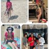 Women Floral Leaf Kimono Summer Cardigan Sheer Loose Half Sleeve Beach Shawl Chiffon Cover Up Casual Blouse Tops