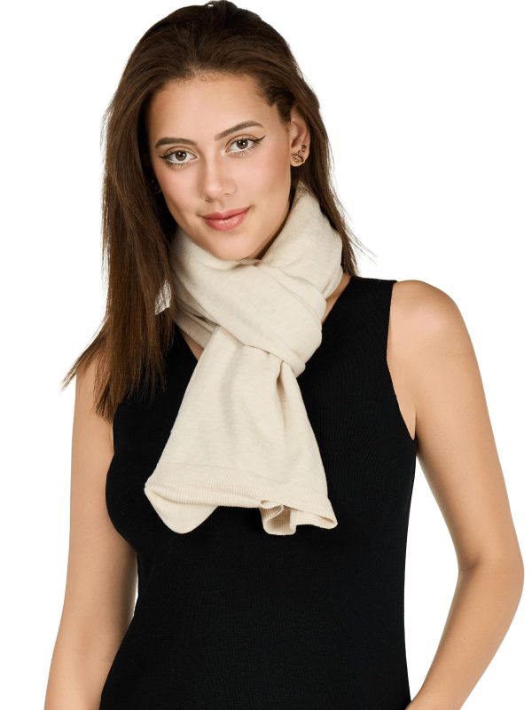 71yFsbIwhL.jpg Shawl Wraps For Women Soft Cashmere Feel Wrap Sweater Knitted Shawl Scarf With Sleeves
