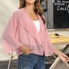 Womens Summer Tops Short Shrugs Kimono Cardigans Casual Chiffon Bolero Jackets
