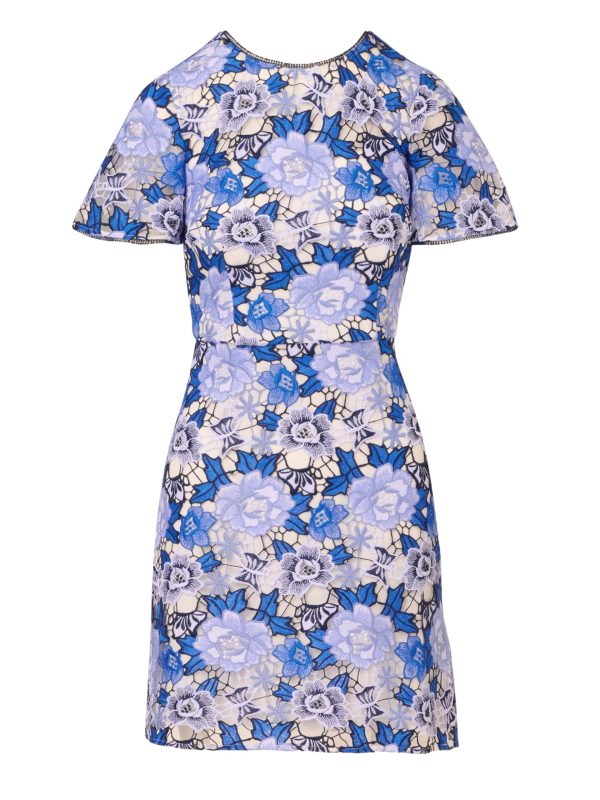 Women's Floral Embroidery Short Dress