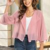 Womens Summer Tops Short Shrugs Kimono Cardigans Casual Chiffon Bolero Jackets