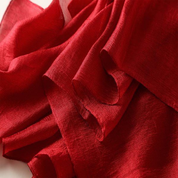 Women Solid Color Scarf, Long Lightweight Wraps Shawl Summer Sun-proof Beach Shawl Wrap Soft Fashion Scarf for Dresses