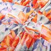 Women's Summer Floral Dress 2025 Spaghetti Strap Smocked Tiered Casual Boho Maxi Long Sundress with Pockets