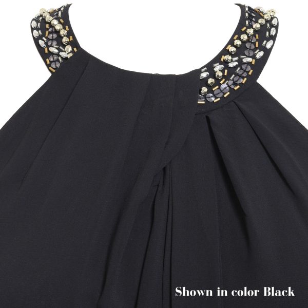 81SaGBcd20L.jpg Women's Jewel Halter Neckline Cocktail, Wedding Guest, Perfect Party Dress (Petite and Regular Sizes)