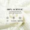 Knit Shawl Wrap for Women - Soul Young Ladies Fringe Knitted Poncho Blanket Cardigan Cape(One Size,Cream White)