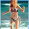 Women Crochet Cover up Skirt Hollow Out Triangle Shawl Wrap Mermaid Sarong Fishnet Swimwear Starfish Beach Skirt