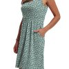 Women's Summer Dress 2025 A-Line Sleeveless Casual Sundress with Pockets Floral/Solid