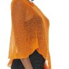 Womens Sheer Knit Poncho Shrug Lightweight Cover Up One Size Fits Most