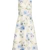 Women's Printed Jacquard Shirt Dress