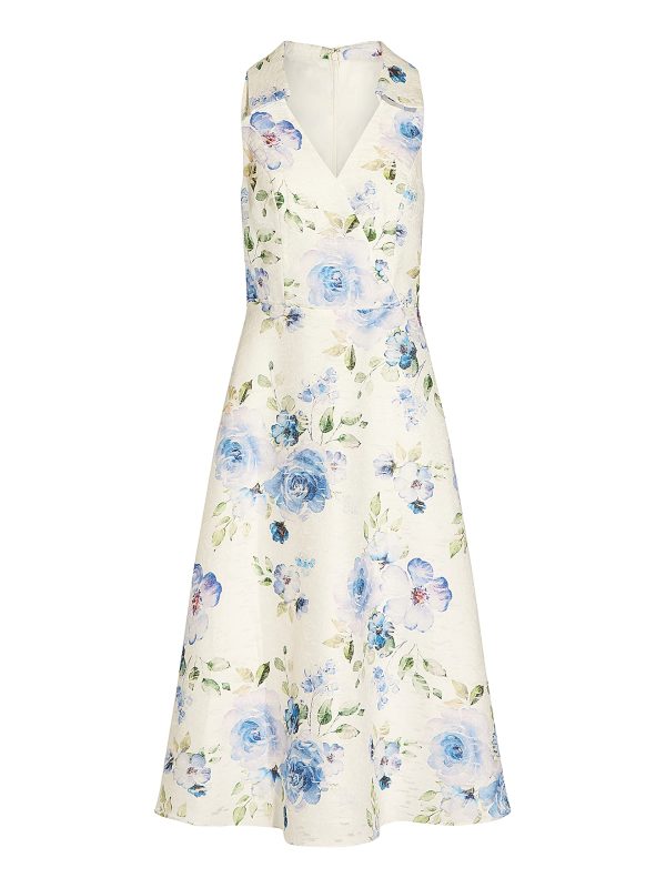 Women's Printed Jacquard Shirt Dress