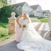 Tiered Ruffles Bridesmaid Dresses 2025 for Women Chiffon Formal Evening Dresses with Ruffles DE423