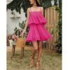 Womens 2025 Summer Romper Dress Spaghetti Strap Pleated Beach Vacation Outfit Fashion Cruise Short Jumpsuit Outfits