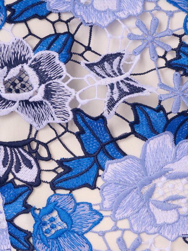 Women's Floral Embroidery Short Dress