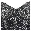Women Rhinestone and Sequin Birthday Party Sexy Club Night Out Holiday New Years Formal Dress