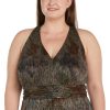 Womens Maxi Metallic Evening Dress