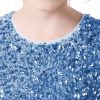 Flower Girl Dresses Wedding Bridesmaid Sequins Tulle Puffy Skirt Girls Birthday Party Pageant Gown Floor Length