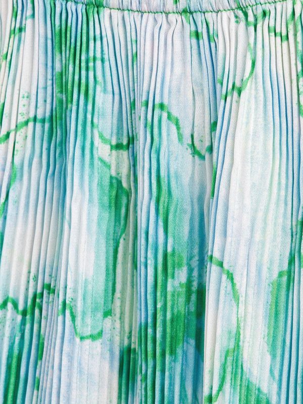 91bnFIDn2kL.jpg Women's Floral Halter Dresses Sexy Backless Pleated Dress Flowy Mini Summer Dresses Party Vacation