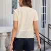 Women's Y2K Tie Front Shrugs Sheer Bolero Cropped Cardigan Short Sleeve Lightweight Tops